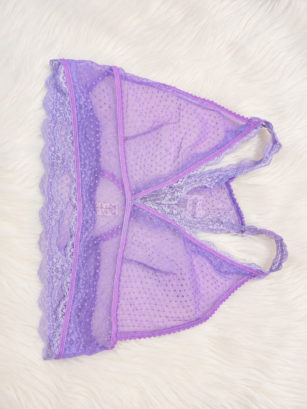 Free People Sheer Bralette in Lavender - Women's Intimates